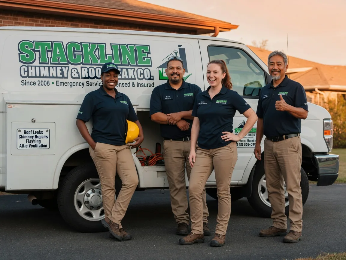 Chimney flashing repair company in Kingsville, OH